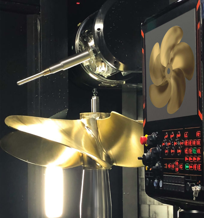 CJR Propulsion propeller CNC machining